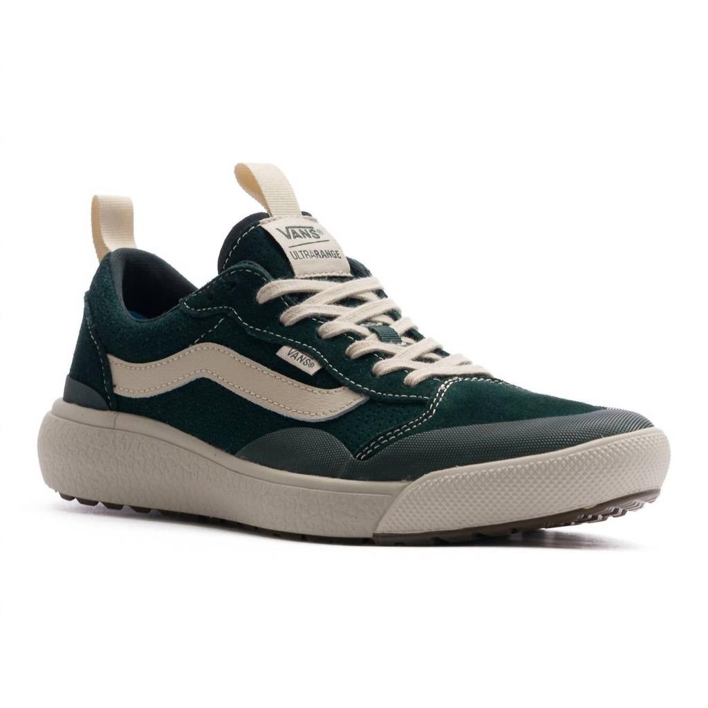 Vans Men's Mte Ultrarange Exo Sneaker In Suede Scarab/oatmeal