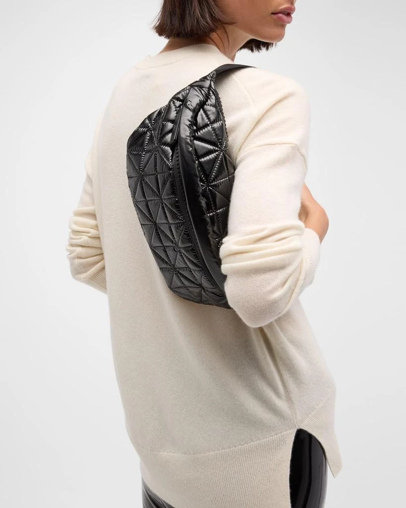 VeeCollective Quilted Nylon Belt Bag 4