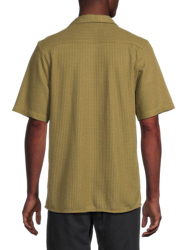Original Paperbacks Camden Waffle Knit Camp Shirt