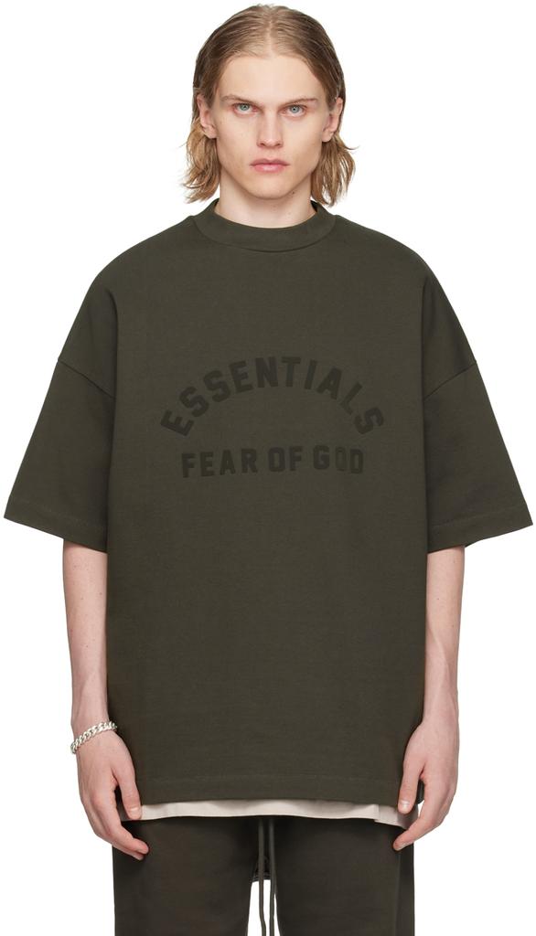 Fear of God ESSENTIALS Gray Crewneck T-Shirt