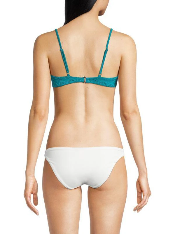 Peixoto Portia Schiffli Bikini Top 2