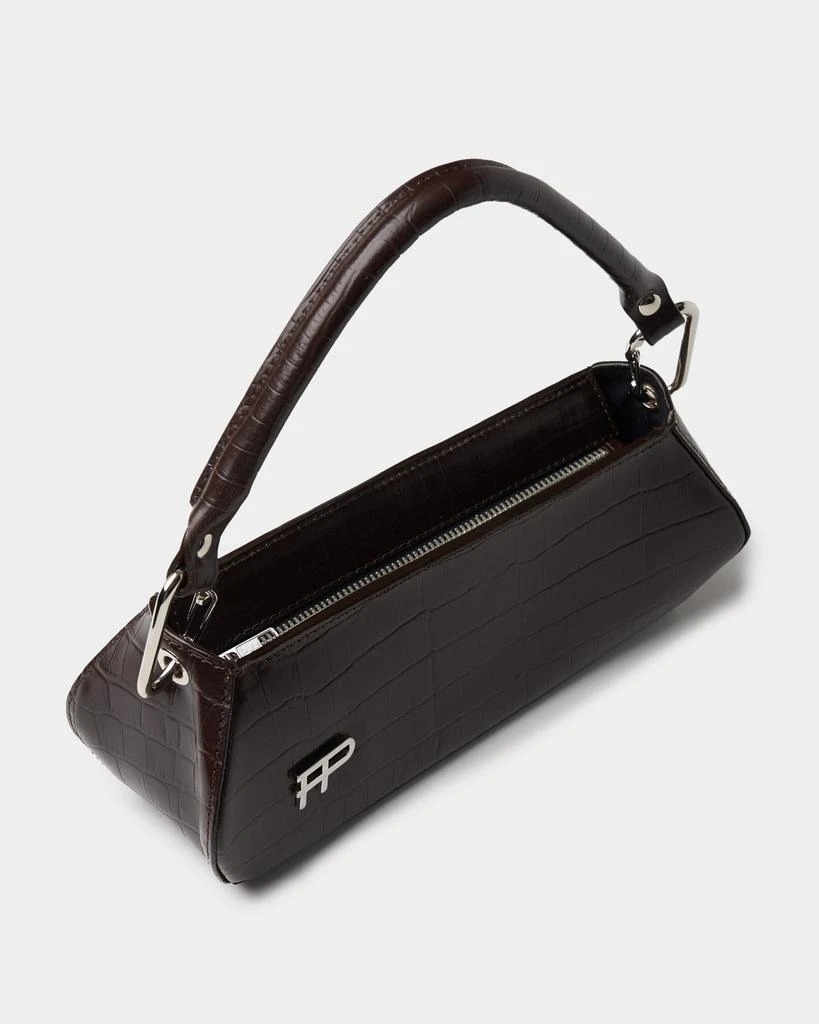Trend Maven Women's Handheld Croc Brown 3
