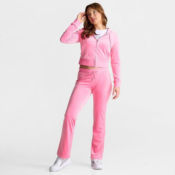 Juicy Couture Women's Juicy Couture OG Big Bling Velour Zip-Up Hoodie