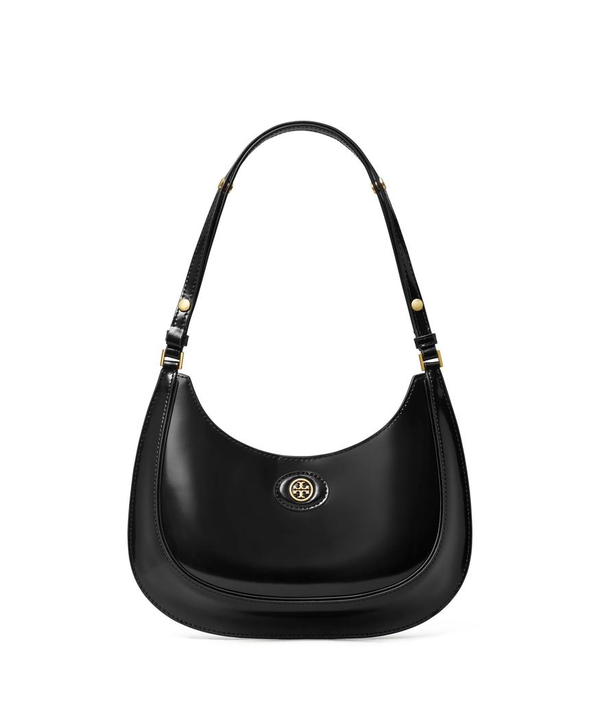 Tory Burch Robinson Spazzolato Convertible Crescent Bag