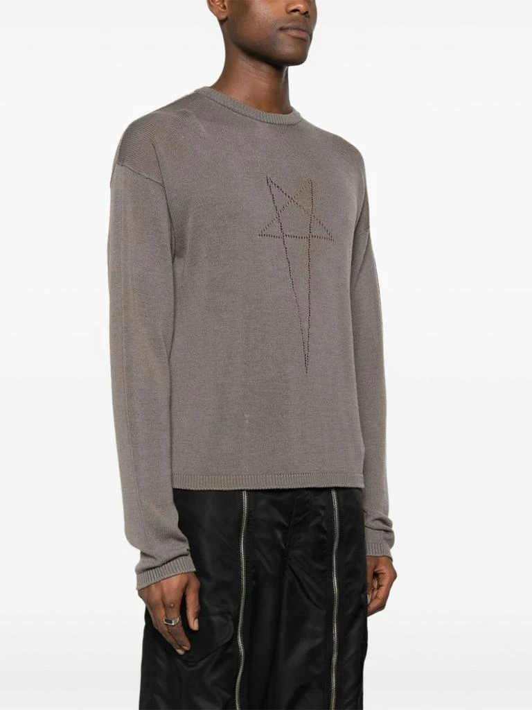 Rick Owens RICK OWENS - Cotton Sweater With Print 5