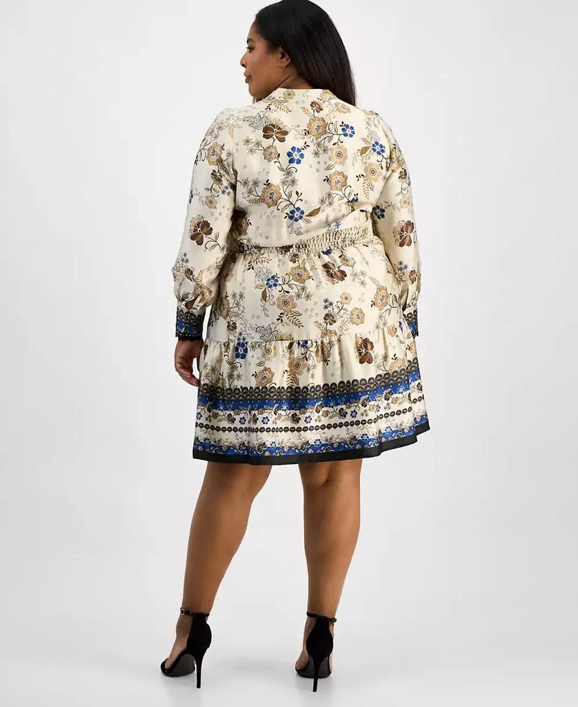 Plus Size Printed Satin Twill Fit & Flare Dress  On Sale Now with Up to  82% Off | Discover Exclusive Deals & Savings at BeyondStyle  Authentic  Anne Klein dress|women's fashion|dresses