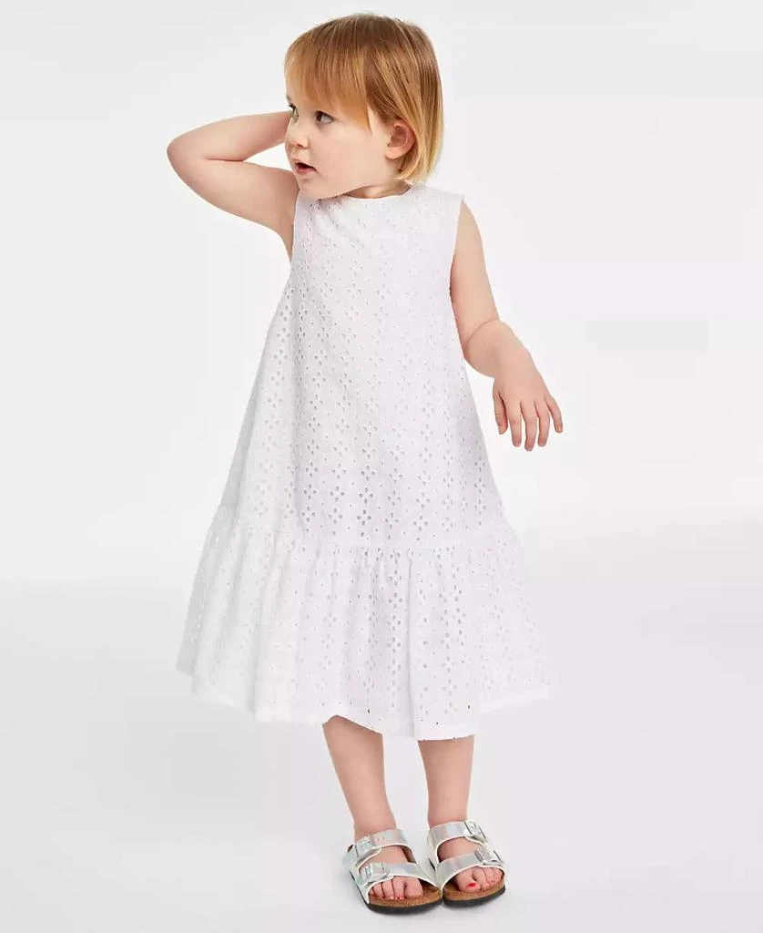 On 34th Toddler & Little Girls Cotton Eyelet Dress, Created for Macy's 2