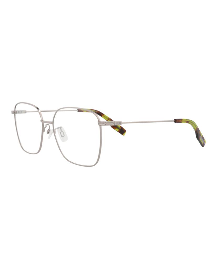 Alexander McQueen Square-Frame Metal Optical Frames