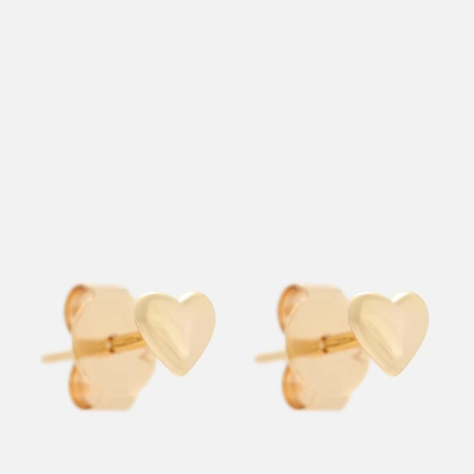 ASTRID & MIYU Astrid & Miyu Heart 18K Gold-Plated Sterling Silver Earrings 2