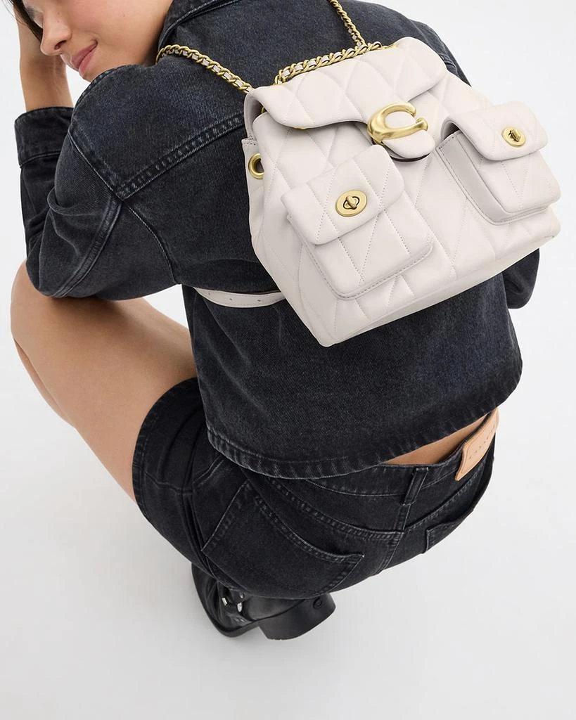 Coach Tabby Quilted Leather Convertible Backpack 3