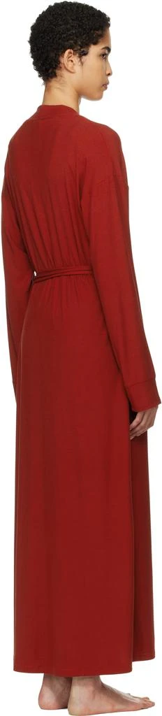 SKIMS Red Soft Lounge Long Robe 3