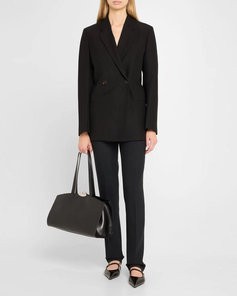 BENEDETTA BRUZZICHES Serena Metal Calfskin Leather Shoulder Bag 4