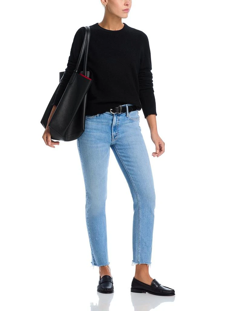 MOTHER Lil Mid Rise Dazzler Ankle Jeans in Blessing In Disguise 2