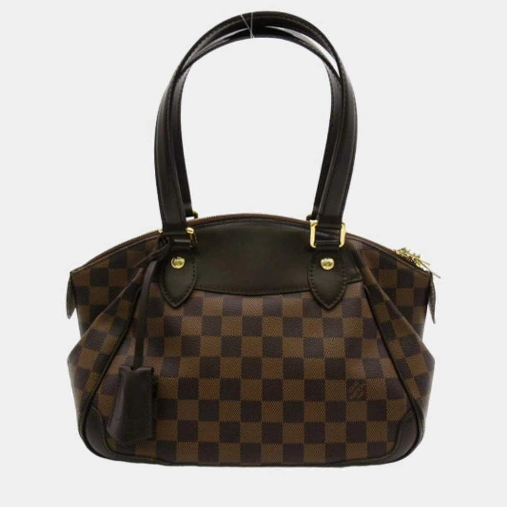 Louis Vuitton Louis Vuitton Brown Canvas Damier Ebene Verona PM  Shoulder Bag 1