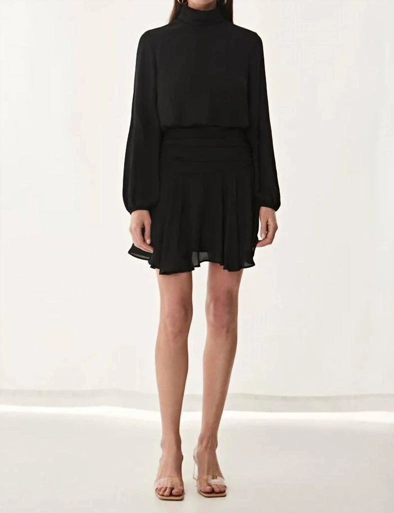 krisa Maison Dress In Black 1