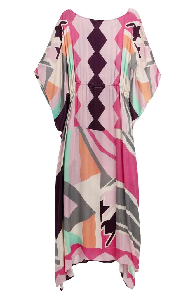 SAACHI Abstract Geometric Keyhole Caftan 5