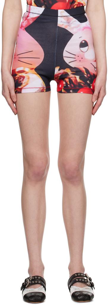 Chopova Lowena SSENSE Exclusive Multicolor Face Shorts