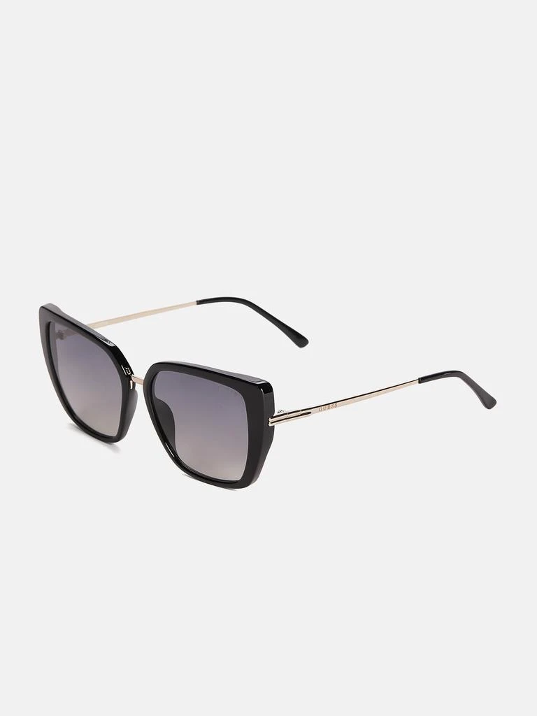 Guess Factory Metal and Plastic Cat-Eye Sunglasses 1