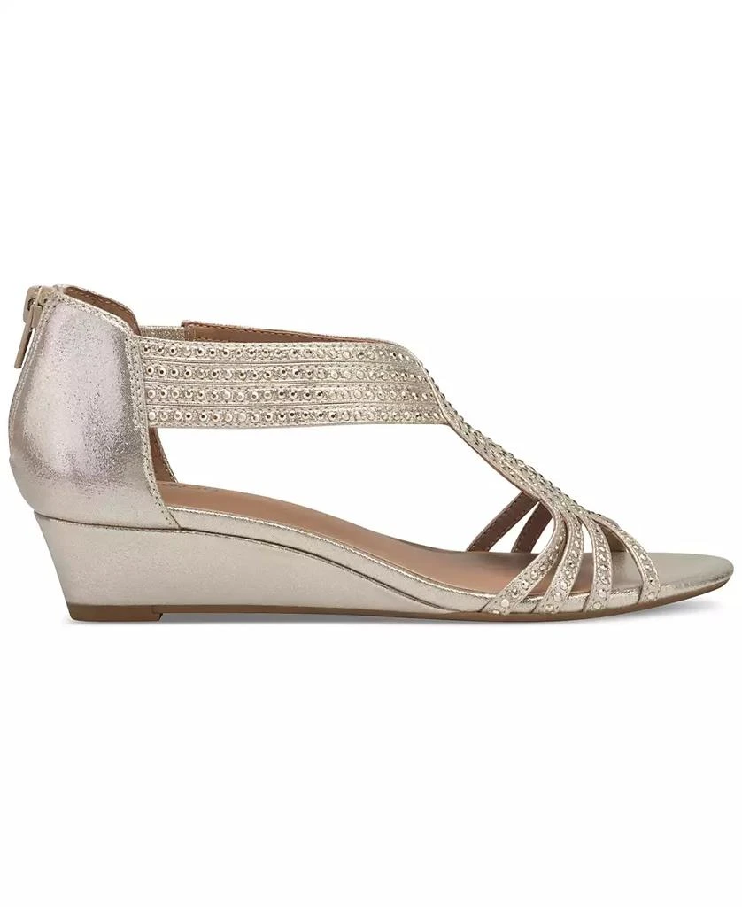 Style & Co Women's Ginifur Embellished Strappy Wedge Sandals, Created for Macy's 8