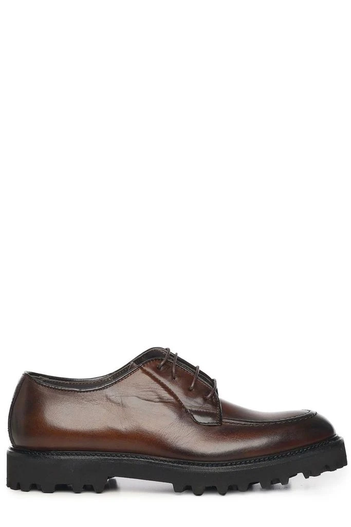 Shop Leather Penny Loafers With Sculpted Outsole on Sale at  display picture 1