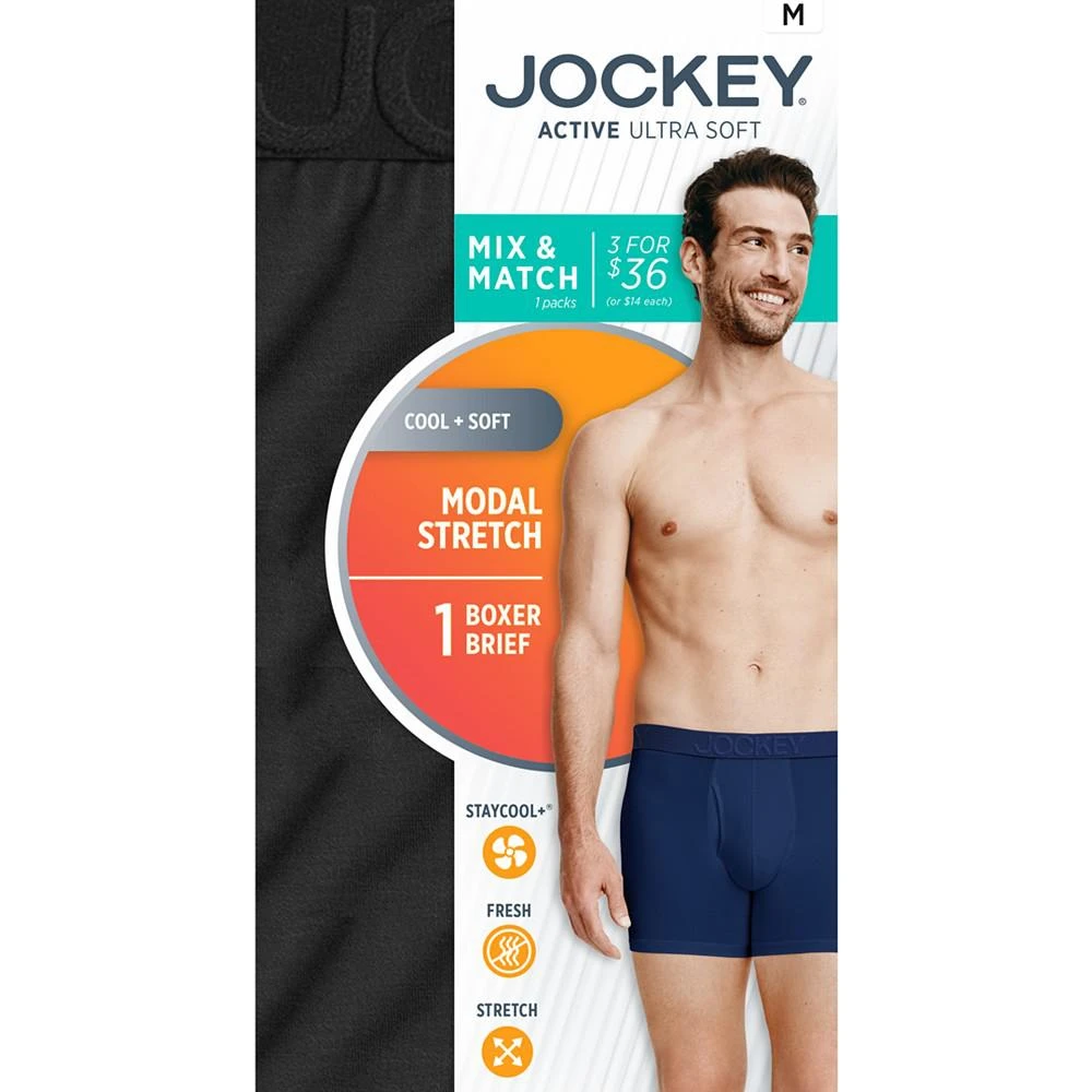 Jockey Active Ultra Soft Modal 6" Boxer Brief 3