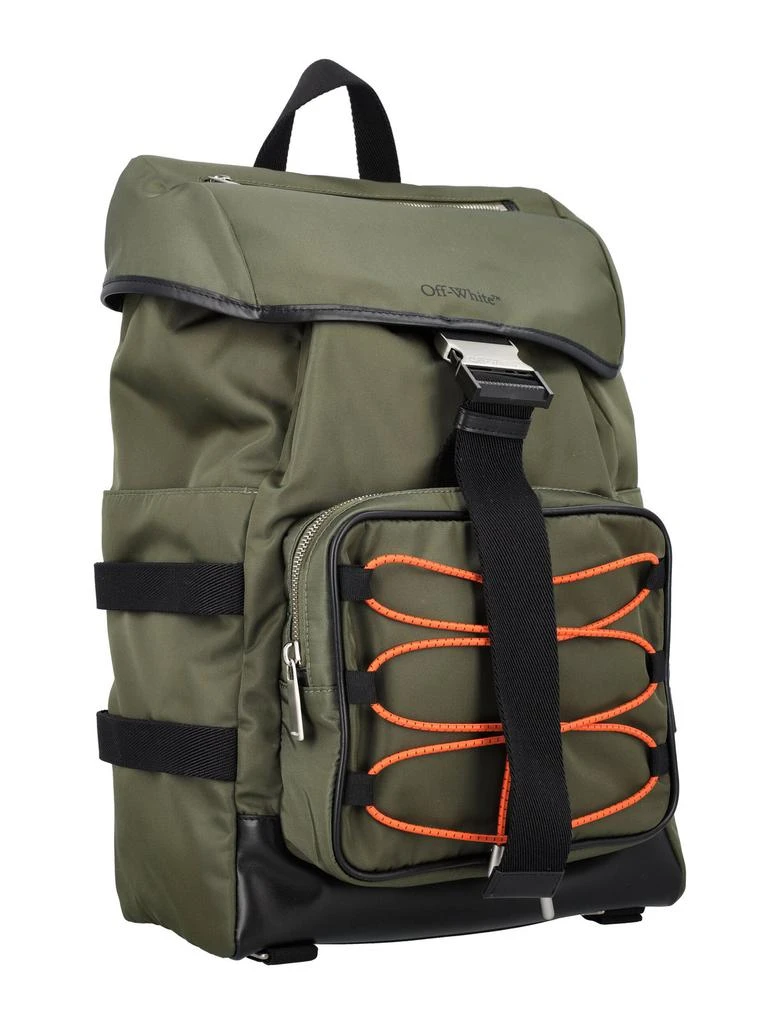 Off-White Off-White Courrie Flap Logo Printed Backpack 3