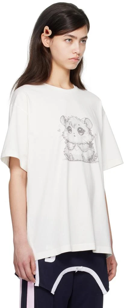 I'm Sorry by Petra Collins SSENSE Exclusive White JennyFax Edition Oversized T-shirt 2