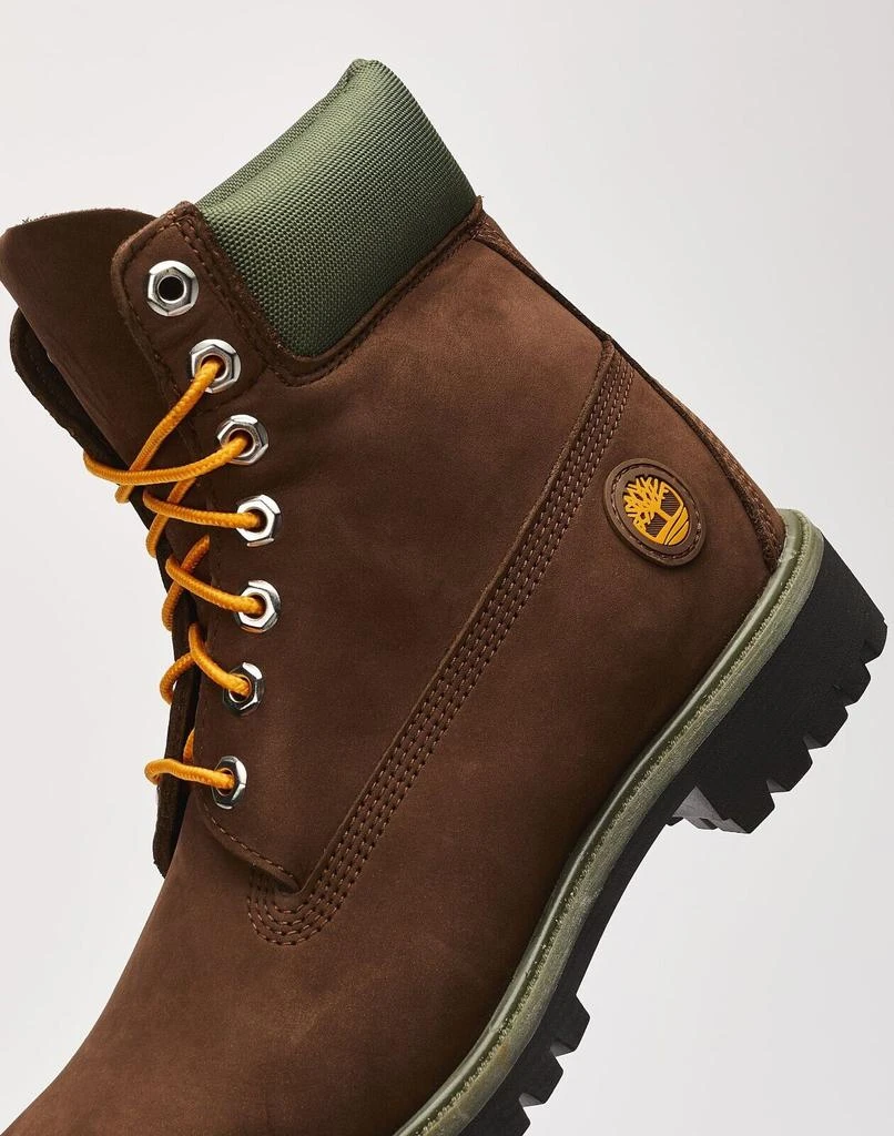 Timberland Premium TB0A2CX8931 Combat Boots Men's Brown Leather 6in Ankle MER355 4