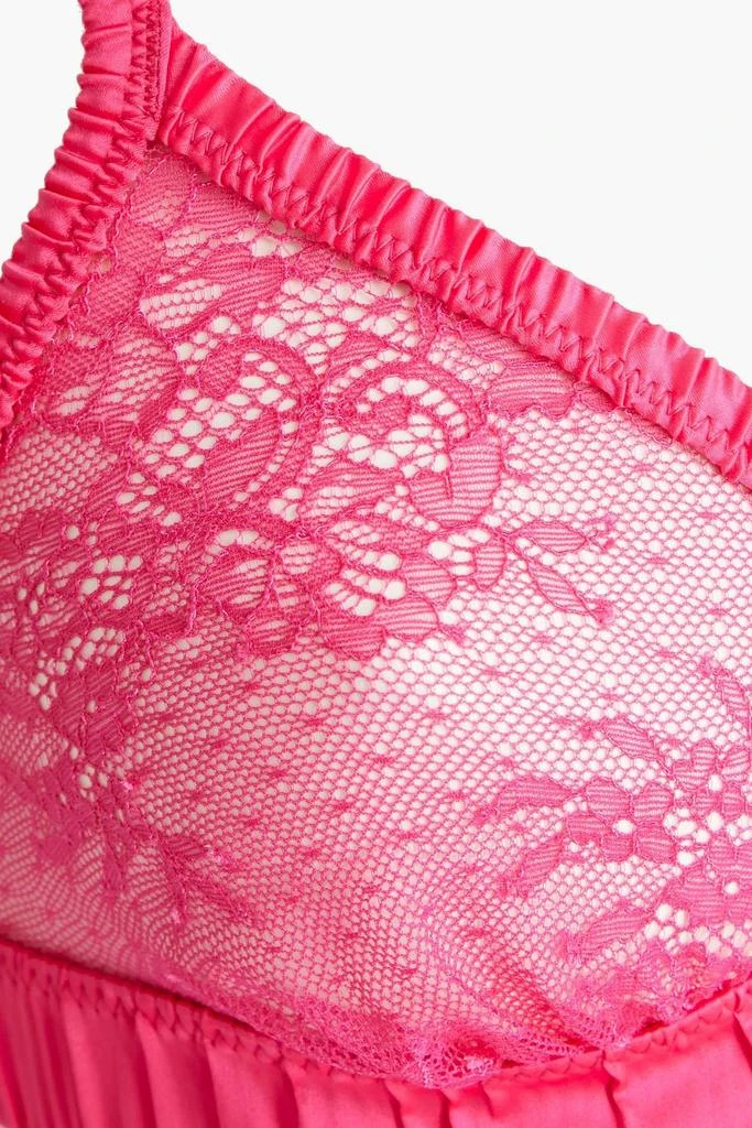 LOVE STORIES Satin-trimmed point d'espri triangle bra 4