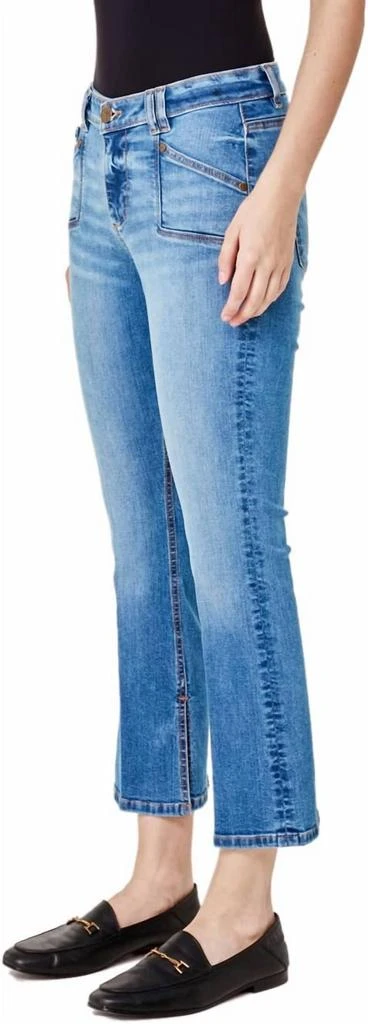 Lola Hats Lola Hats - Lola Mid Rise Bootcut Flare Split Denim 4