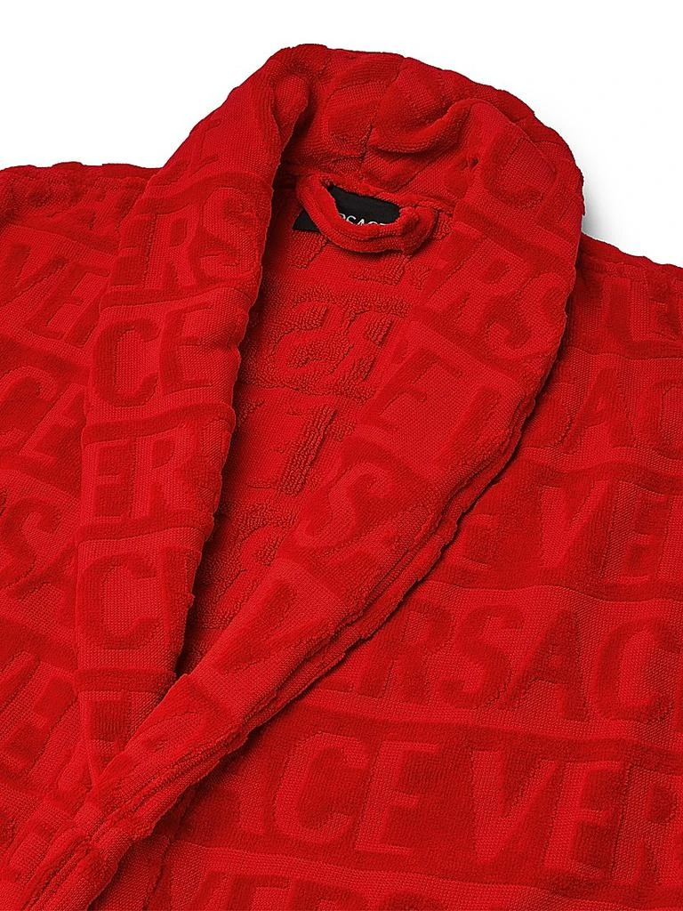 Versace Christmas Barocco Cotton Robe 3