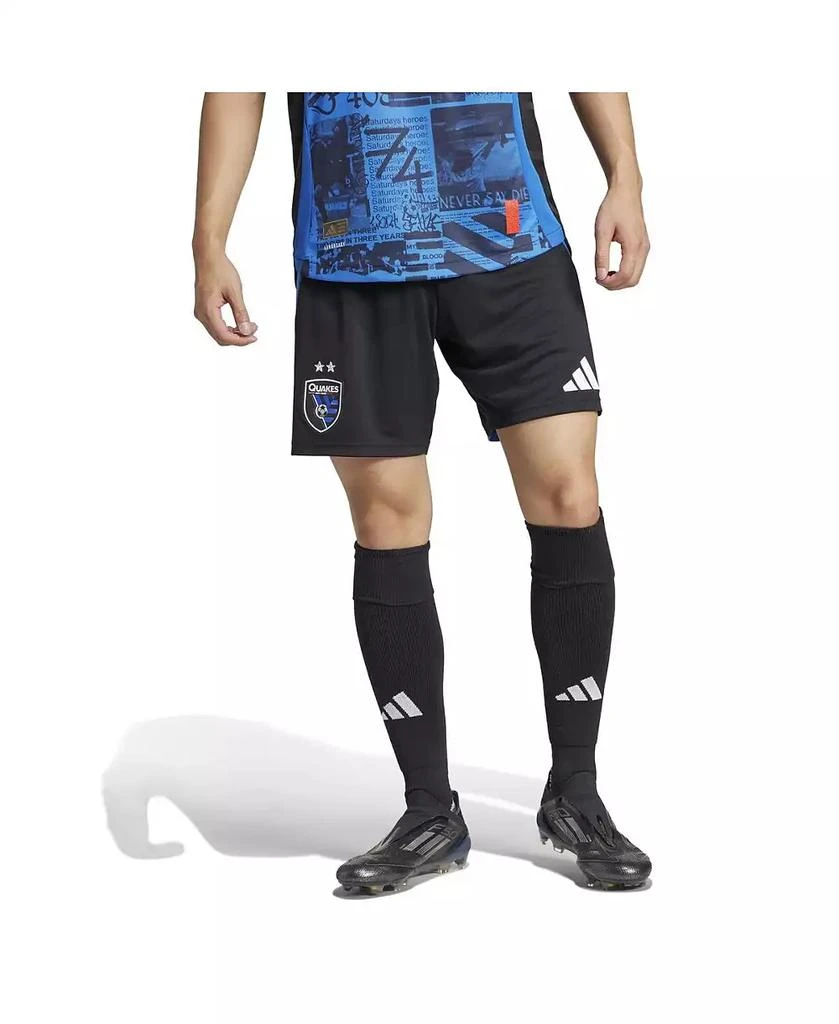 Adidas Men's Black San Jose Earthquakes Home 2025 Headliner Authentic Shorts 1