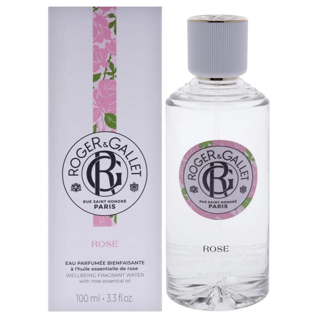 ROGER & GALLET Rose by  for Unisex - 3.3 oz Fragrant Water Spray 1