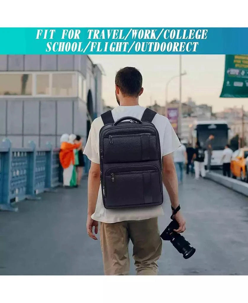 Urbanmax 15.6 Inch Waterproof Laptop Backpack - Lightweight Business/School/Travel Bag for Men & Women 7