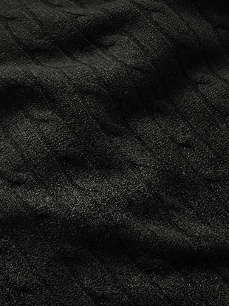 Ralph Lauren Cabled Cashmere Throw Blanket 2