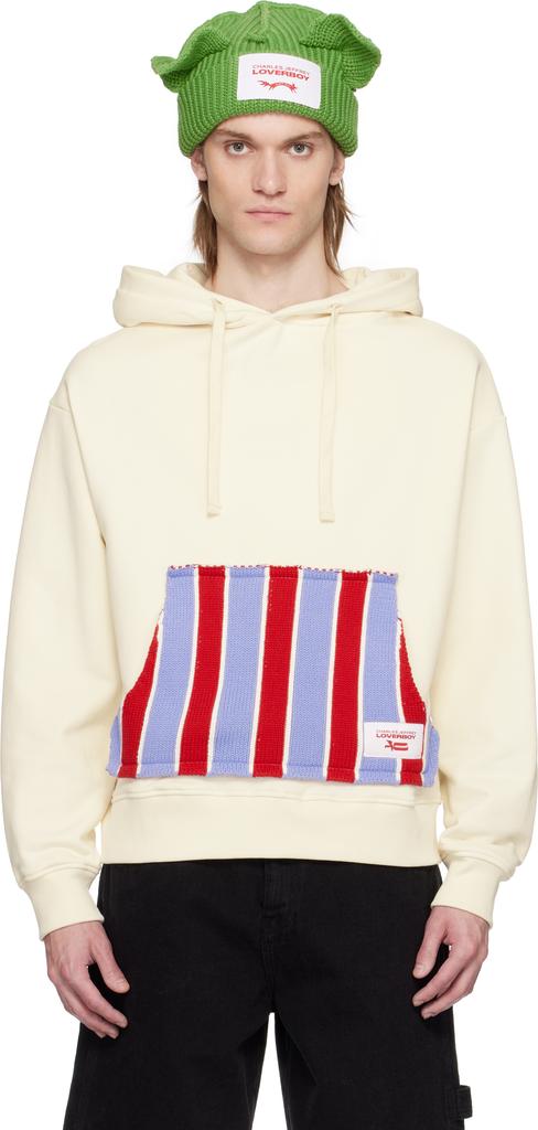 Charles Jeffrey Loverboy Off-White Patch Rabbit Ears Hoodie