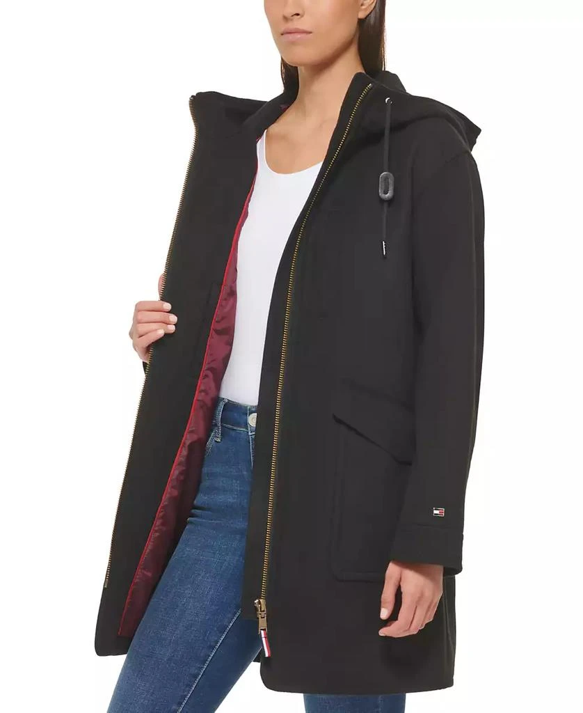 Tommy Hilfiger Women's Zip Front Hooded Coat 4