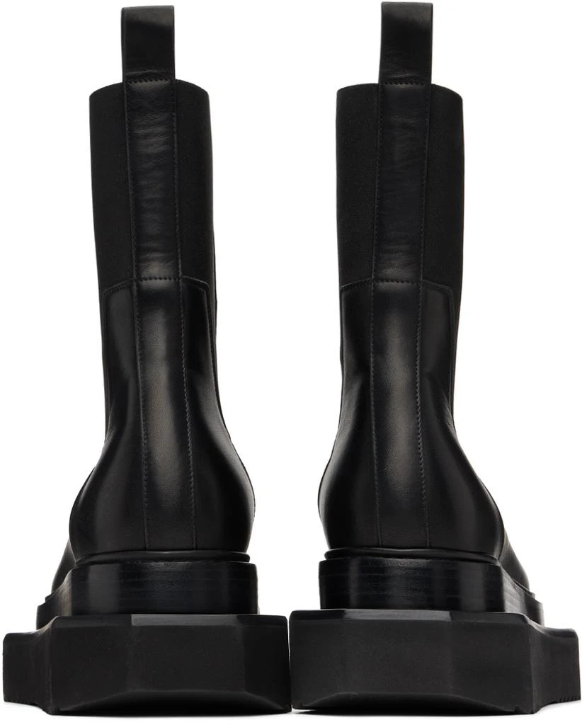 Rick Owens Black Porterville Beatle Turbo Cyclops Chelsea Boots IT 