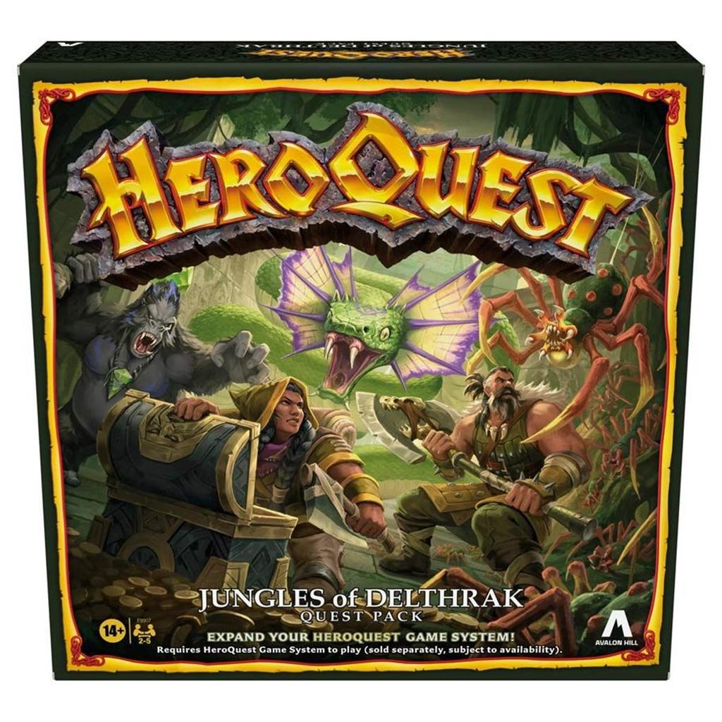 Hasbro HeroQuest Jungles of Delthrak Expansion Board Game
