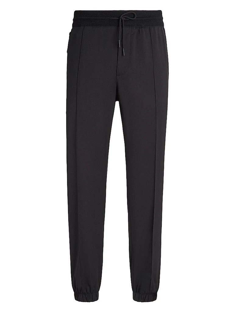 Zegna High Performance Wool Joggers 1