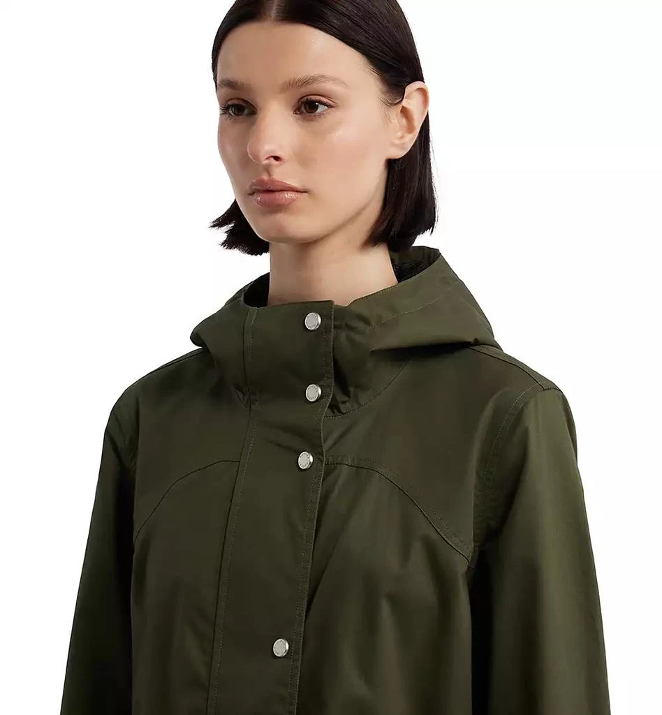 Hunter Women's Hooded Waterproof Rain Jacket 4
