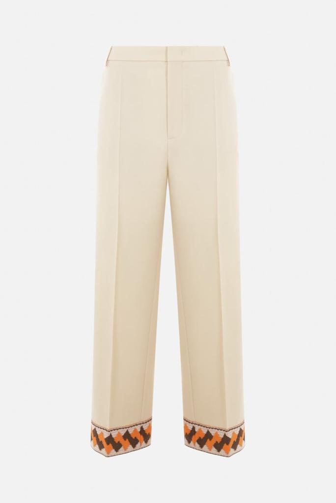 パンツ VALENTINO White mesh Valentino Garavani Escape pant Shop White mesh Valentino Garavani Escape pant on Sale at