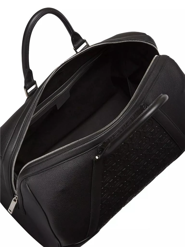 Salvatore Ferragamo Embossed Leather Travel Bag 3