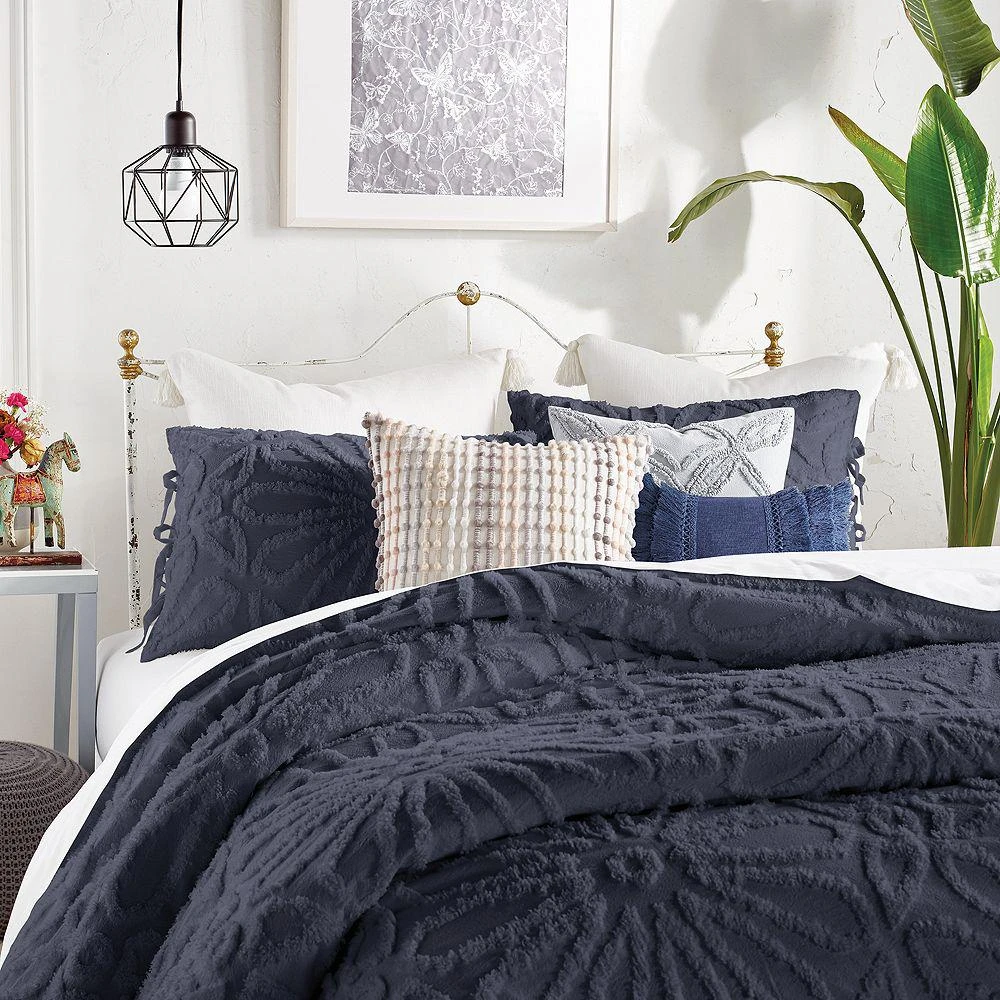 Peri Home Chenille Medallion Comforter Set, Full/Queen 7