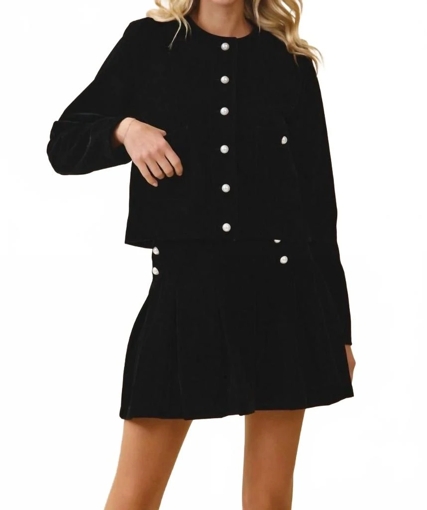 TCEC The Miranda Jacket In Black