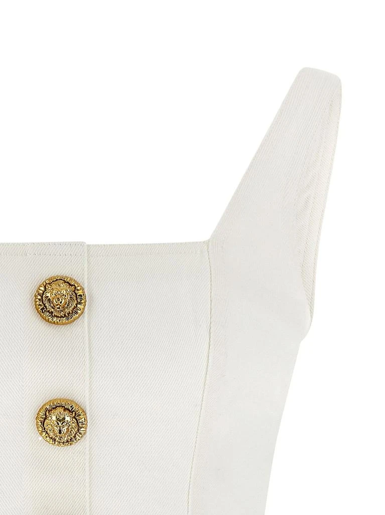 Balmain Balmain Button Cropped Top 3