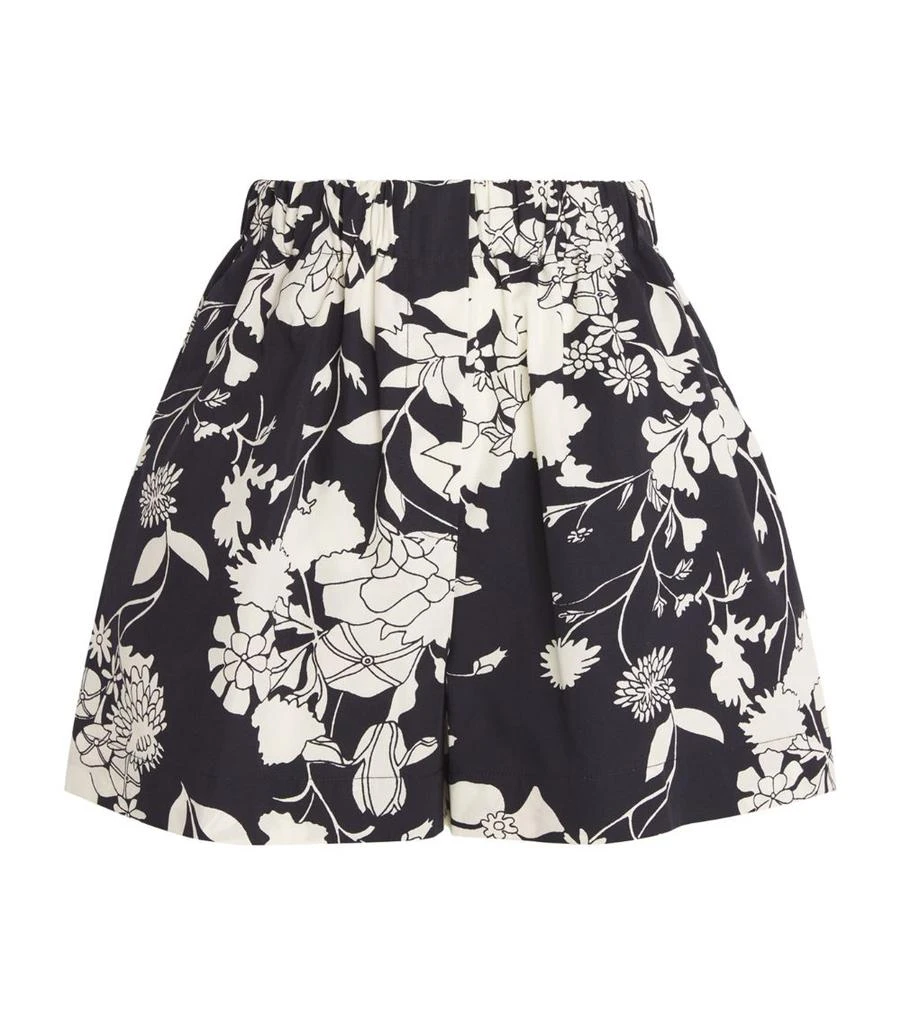 Maje Organic Cotton High-Waist Shorts 1