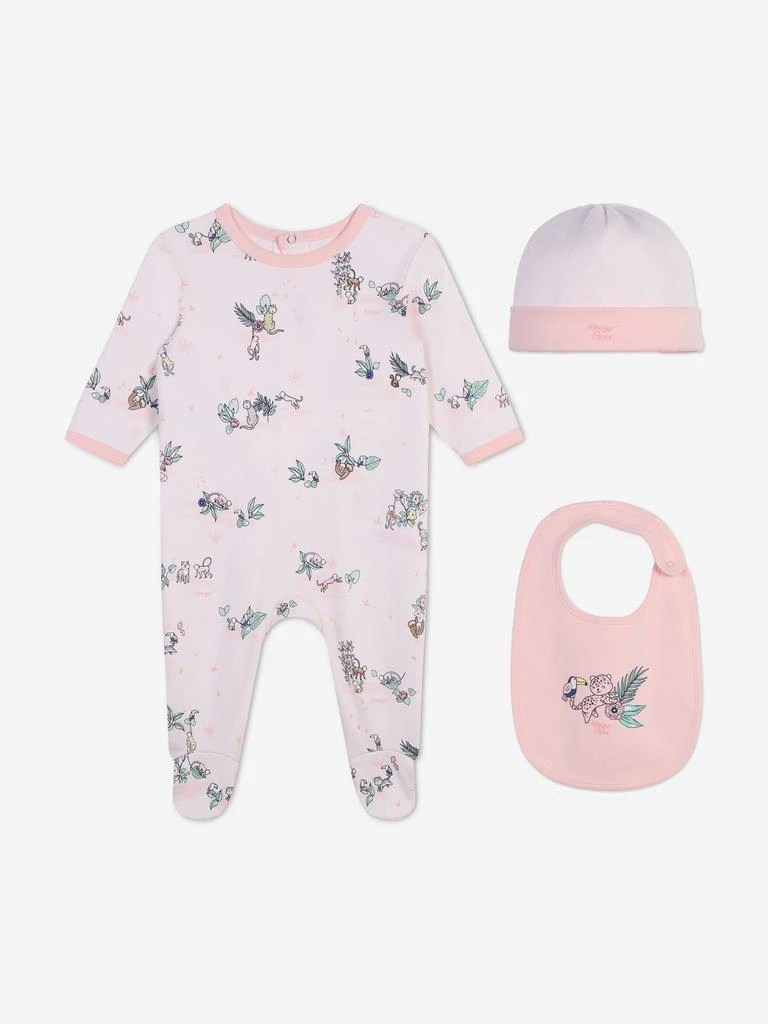 Kenzo KENZO Baby Girls Babygrow Gift Set in Pink 1