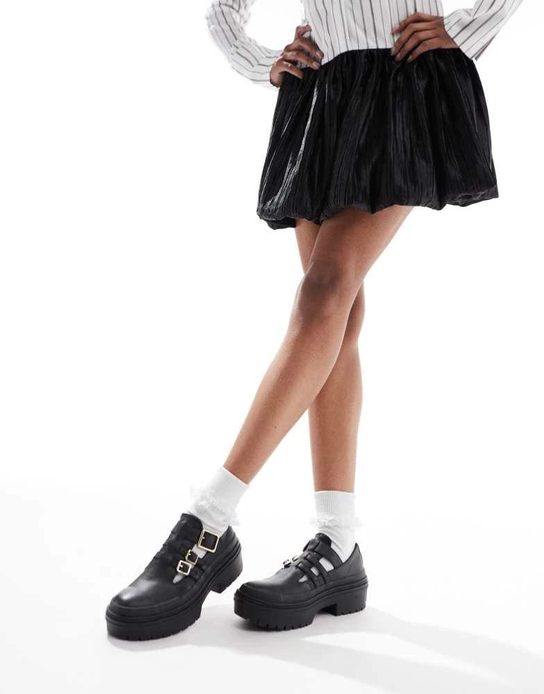 Converse Converse Chuck Taylor All Star platform mary janes in black 1