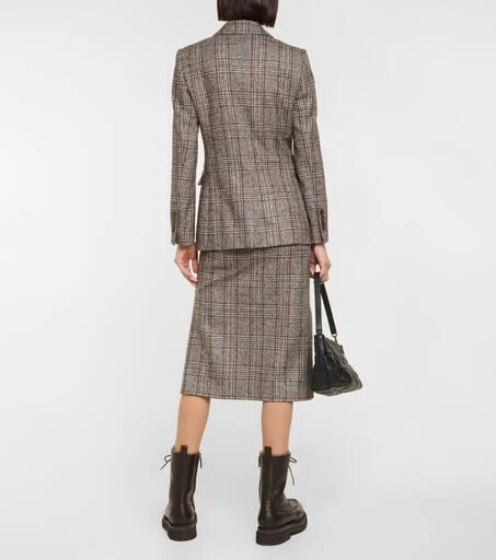 Brunello Cucinelli Double-breasted wool-blend blazer 3